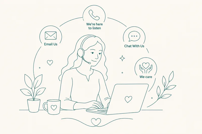Illustration of a woman reaching out for support